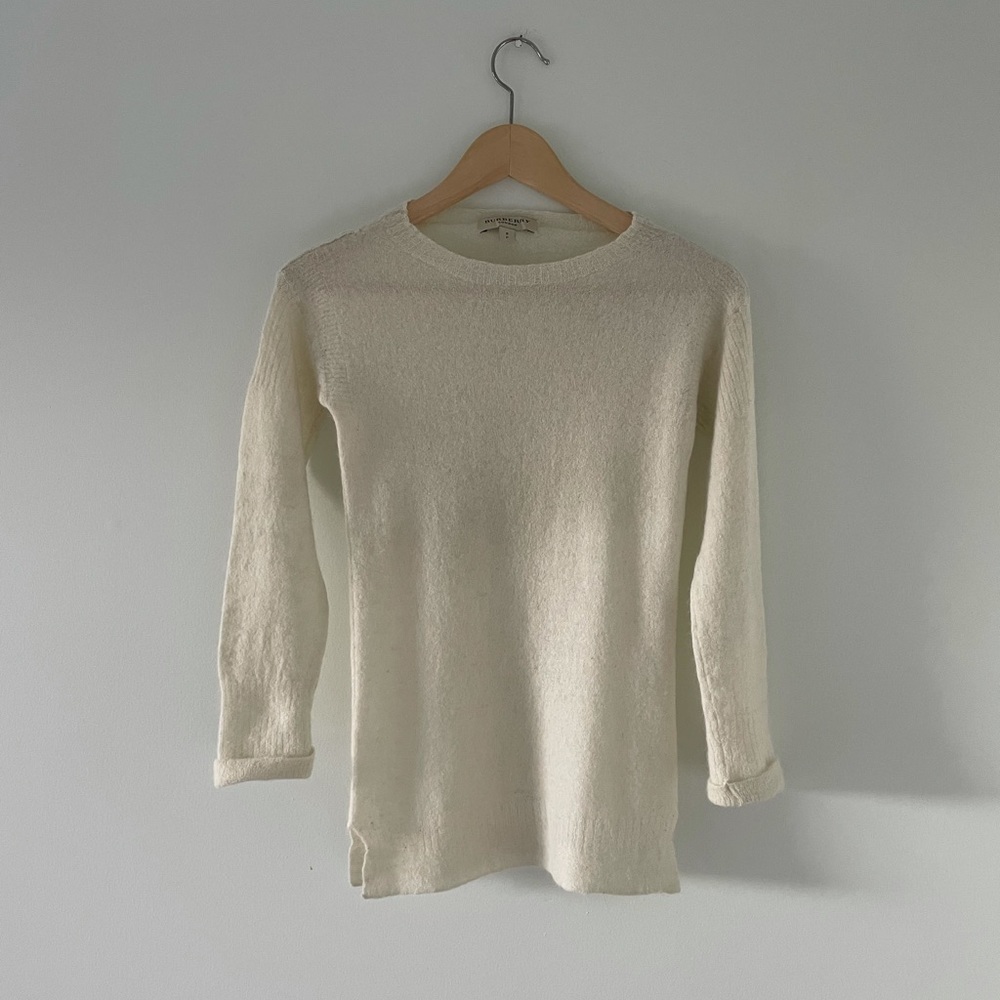 Burberry alpaca mohair blend sweater